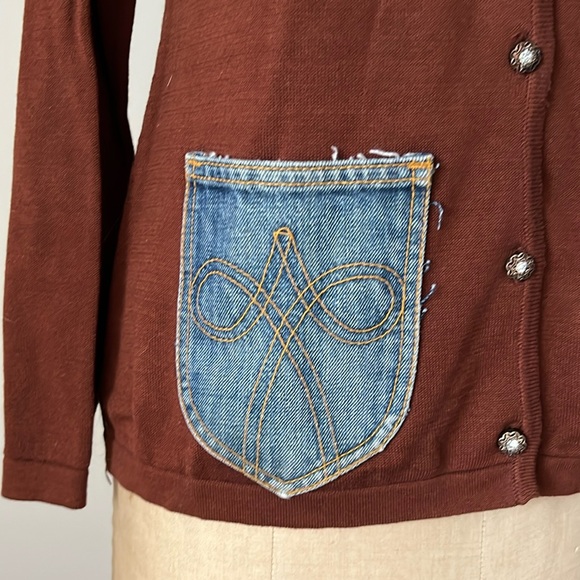 1980’s Vintage Handmade Cardigan Sweater - Picture 9 of 13